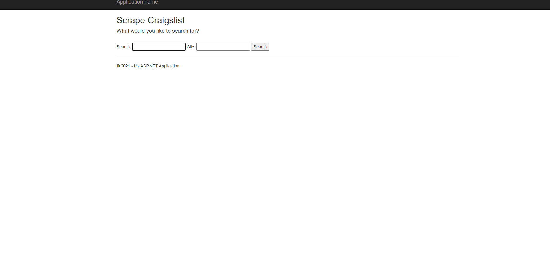 searching for toilet paper using web scraper